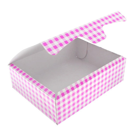 Gebäck Box pink 20,4x15,8x6cm 1kg (200 Stück)