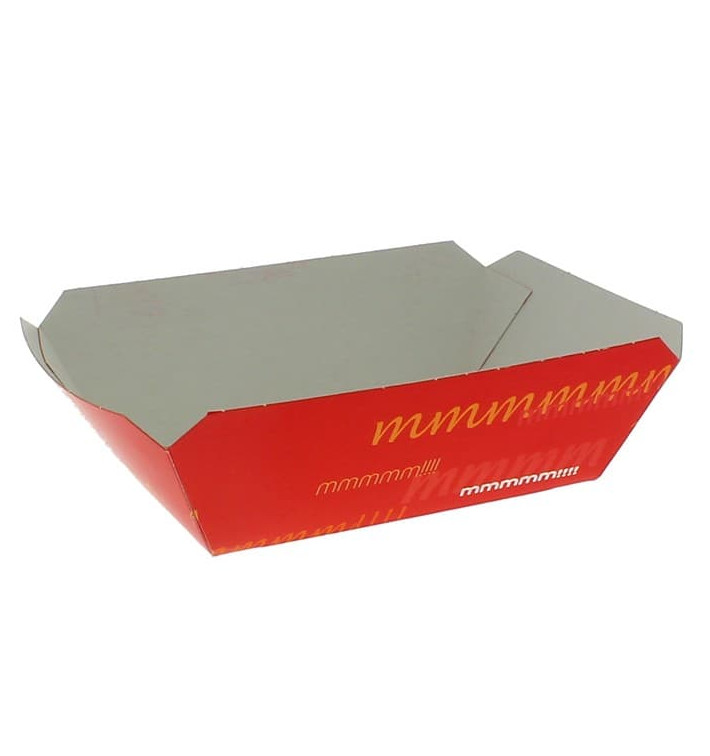 Pommesschale Pappe 250ml 9,6x6,5x4,2cm (25 Stück) Pommesschale Pappe 250ml 9,6x6,5x4,2cm (25 Stück)