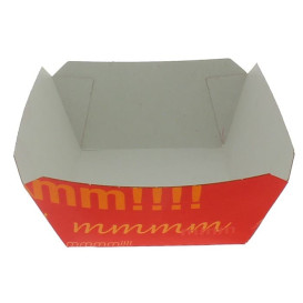 Pommesschale Pappe 250ml 9,6x6,5x4,2cm (25 Stück)