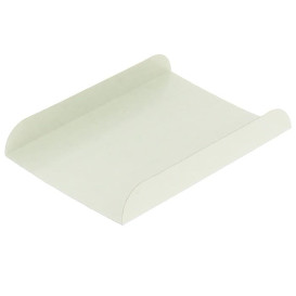 Pappschale weiß für Waffeln 13,5x10cm (100 Stück)