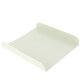 Pappschale weiß für Waffeln 15x13x2 cm (100 Stück)