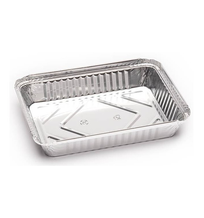 Aluschalen Rechteckig 1000ml 230x175x34mm (125 Stück) Aluschalen Rechteckig 1000ml 230x175x34mm (125 Stück)