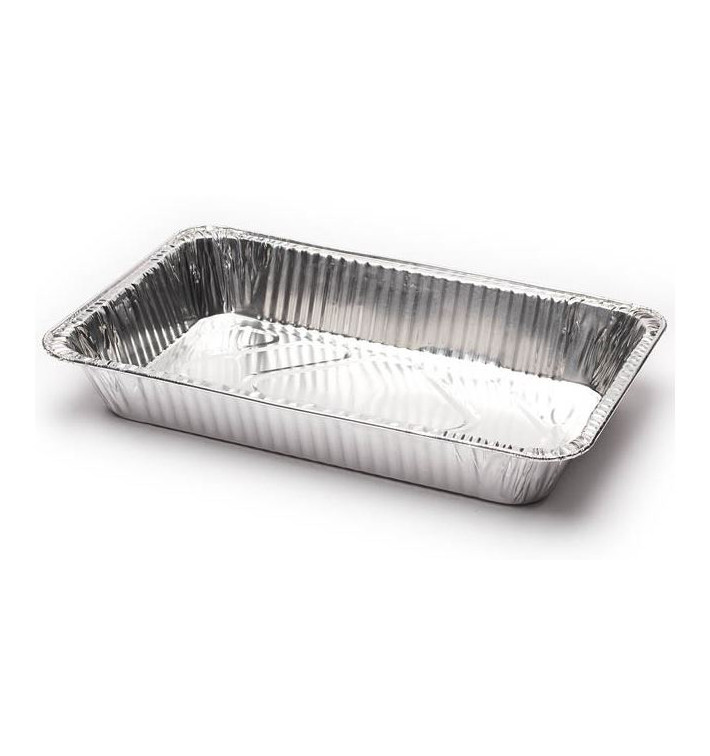 Aluschalen eckig 11450ml 525x325mm (50 Stück) Aluschalen eckig 11450ml 525x325mm (50 Stück)