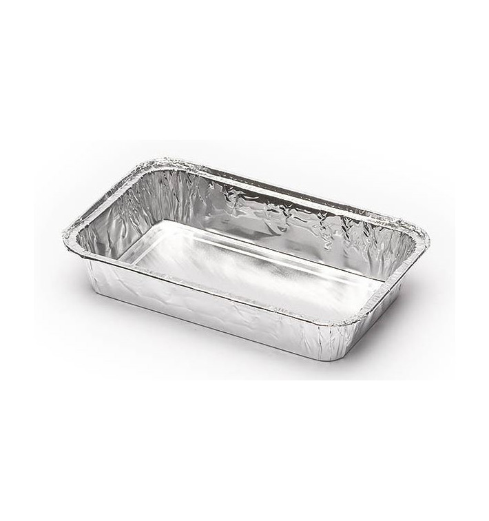 Aluschalen eckig 470ml 185x120mm (1300 Stück) Aluschalen eckig 470ml 185x120mm (1300 Stück)
