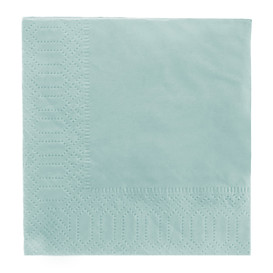 Papierservietten Hellblau 2L 20x20cm (100 Stück)