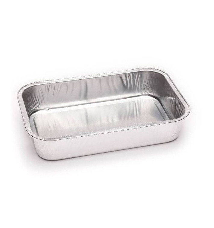 Aluschalen eckig 330ml 158x100mm (1000 Stück) Aluschalen eckig 330ml 158x100mm (1000 Stück)