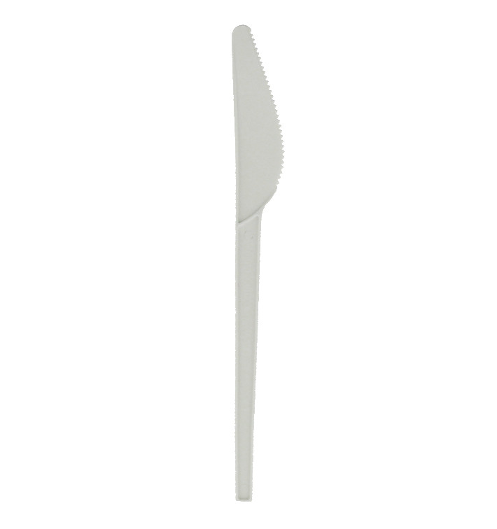 Messer Biologisch Abbaubar CPLA Weiß 165mm (50 Stück) Messer Biologisch Abbaubar CPLA Weiß 165mm (50 Stück)