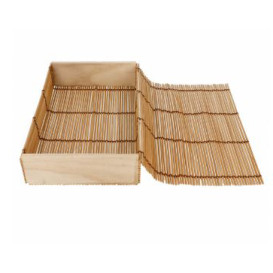 Schachtel aus Bambus für Sushi 23x13x4,5cm (24 Einh.)