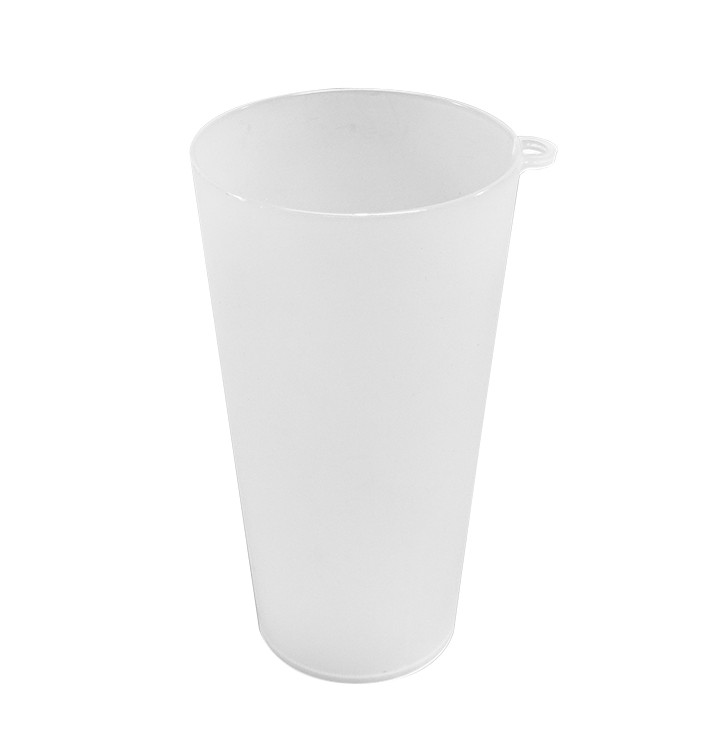 Mehrwegbecher mit Ring PP Durchscheinend 400ml (14 Stück) Mehrwegbecher mit Ring PP Durchscheinend 400ml (14 Stück)