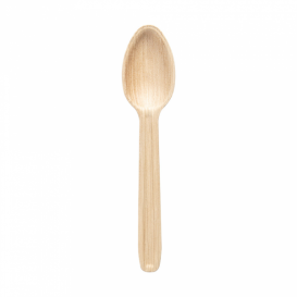 Häppchenlöffel aus Palmblatt klein 17 cm (25 Stück)