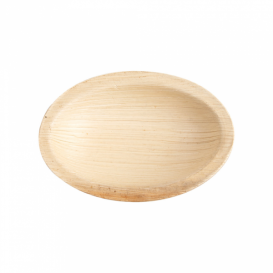 Oval Palmblattschale 9x6x1,5cm (50 Stück)