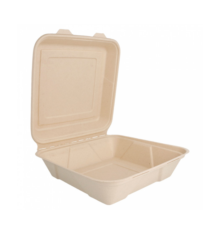 Menübox Zuckerrohr 225x225x75mm (200 Stück) Menübox Zuckerrohr 225x225x75mm (200 Stück)