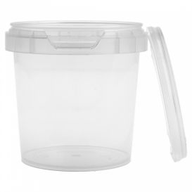 Verpackungsbecher aus Plastik mit Deckel 155ml Ø6,9 (24 Einh.)