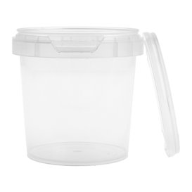 Verpackungsbecher aus Plastik mit Deckel 155ml Ø6,9 (960 Einh.)