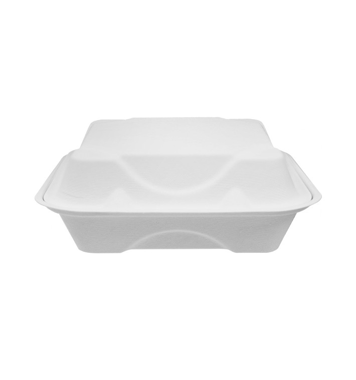 Menübox Zuckerrohr 3-Geteilt Weiß 20x20x7,5cm (50 Stück) Menübox Zuckerrohr 3-Geteilt Weiß 20x20x7,5cm (50 Stück)