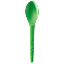 Bio Löffel kompostierbar CPLA Grün 15,0 cm (50 Stück)