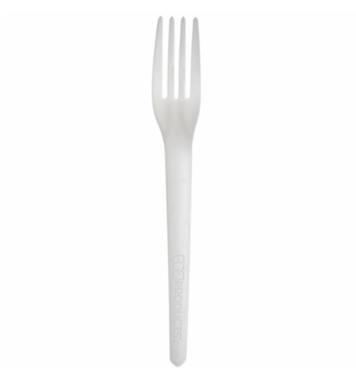 Bio Gabel kompostierbar CPLA Weiß 17,0 cm (1.000 Stück) Bio Gabel kompostierbar CPLA Weiß 17,0 cm (1.000 Stück)