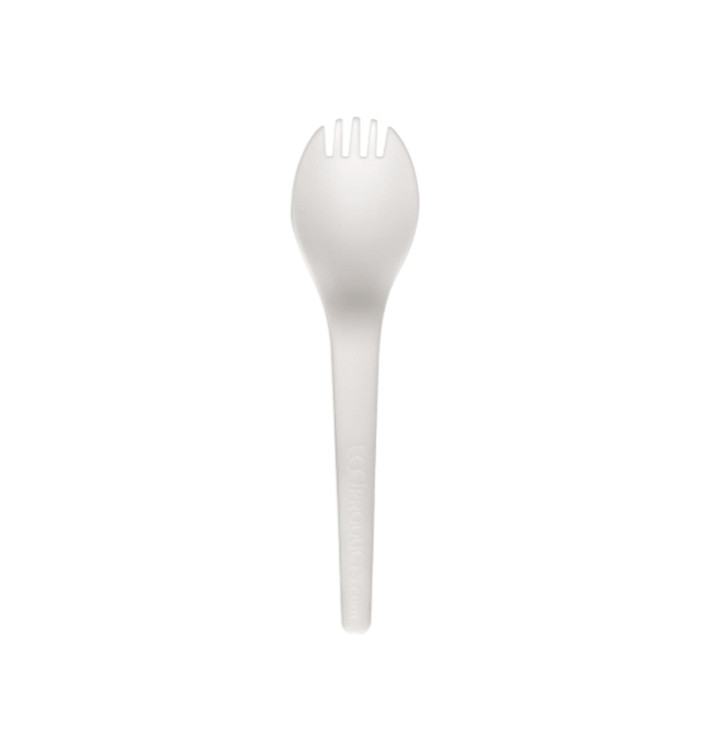 Bio Löffel Gabel kompostierbar CPLA Weiß 15,0 cm (1.000 Stück) Bio Löffel Gabel kompostierbar CPLA Weiß 15,0 cm (1.000 Stück)