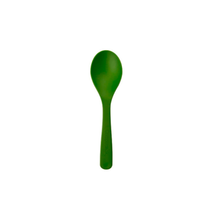 Bio Löffel kompostierbar CPLA Grün 11,4 cm (1.000 Stück) Bio Löffel kompostierbar CPLA Grün 11,4 cm (1.000 Stück)