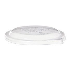 Plastikdeckel kompostierbar PLA für Schüssel 175,235ml (50 Stück)