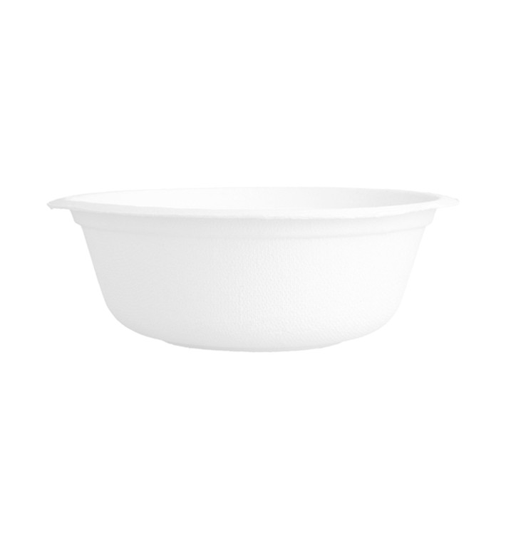 Schüssel Zuckerrohr Weiß 500ml (600 Stück) Schüssel Zuckerrohr Weiß 500ml (600 Stück)