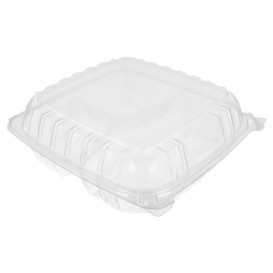 Plastikschale Klappdeckel OPS 3 C. "Clear Seal" 4070ml (200 Stück)