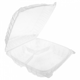 Plastikschale Klappdeckel OPS 3 C. "Clear Seal" 4070ml (200 Stück)