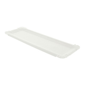 Pappschale rechteckig für Hot Dog 23x8cm (250 Stück)