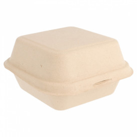 Burger-Box Zuckerrohr 152x152x84mm (50 Stück)
