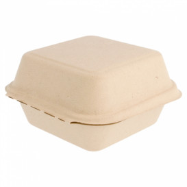 Burger-Box Zuckerrohr 152x152x84mm (50 Stück)