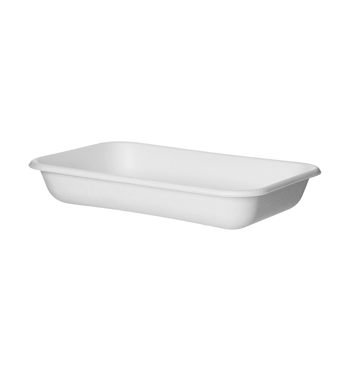 Ökologische Verpackung Weiß 355ml 18,0x12,0x2,7 cm (400 Stück) Ökologische Verpackung Weiß 355ml 18,0x12,0x2,7 cm (400 Stück)