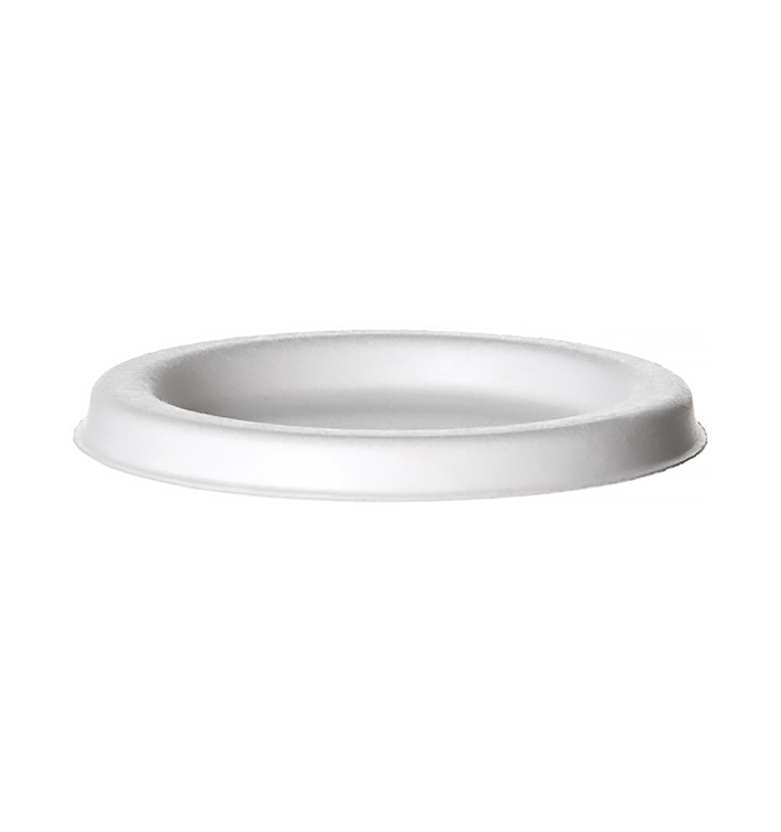 Deckel für Soβenbecher aus Zuckerrohr Bagasse Weiß 60ml (50 Stück) Deckel für Soβenbecher aus Zuckerrohr Bagasse Weiß 60ml (50 Stück)