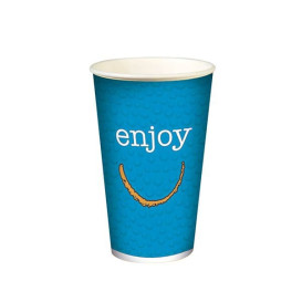 Karton Glas für kalte Getränke 12 Unzen / 360 ml "Enjoy" (1.000 Einheiten)