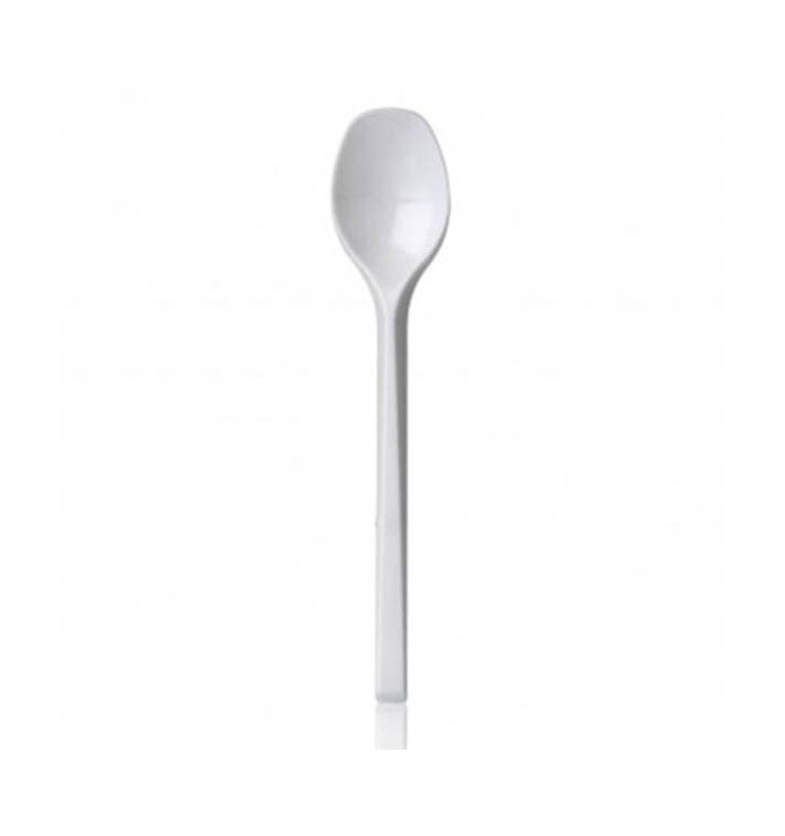Kleiner Weißer Plastiklöffel "Economy" 123mm Kleiner Weißer Plastiklöffel "Economy" 123mm