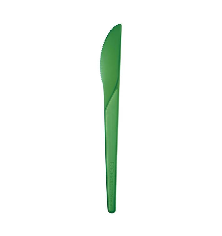 Bio Messer kompostierbar CPLA Grün 17,2 cm (50 Stück) Bio Messer kompostierbar CPLA Grün 17,2 cm (50 Stück)