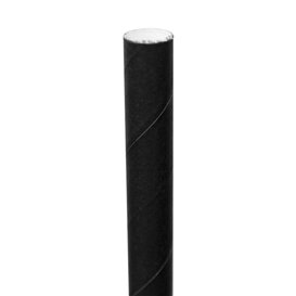 Trinkhalme Starr Einzeln Natürlich Verpackt im Kraft  Ø6mm 14cm (6000 Stück)
