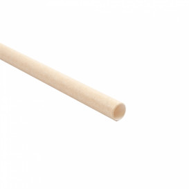 Trinkhalme aus Paper Kraft Eisgetränk Ø8mm 21cm (6000 Stück)