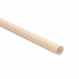 Trinkhalme aus Paper Kraft Eisgetränk Ø8mm 14cm (6000 Stück)