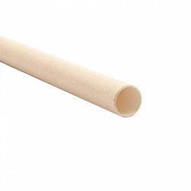 Trinkhalme aus Paper Kraft Eisgetränk Ø10mm 21cm (2400 Stück)