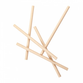 Trinkhalme aus Paper Kraft Eisgetränk Ø10mm 21cm (2400 Stück)