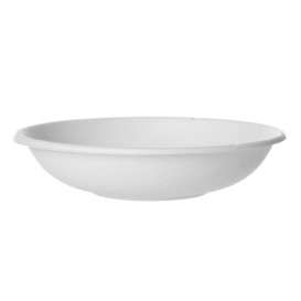 Schüssel Zuckerrohr Bagasse Weiß 355ml (800 Stück)