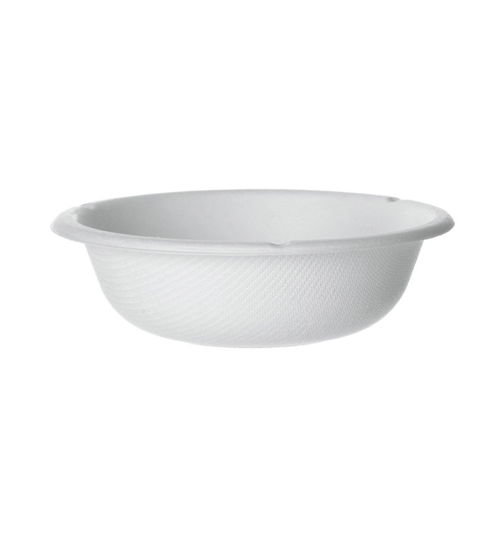 Schüssel Zuckerrohr Bagasse Weiß 175ml (50 Stück) Schüssel Zuckerrohr Bagasse Weiß 175ml (50 Stück)