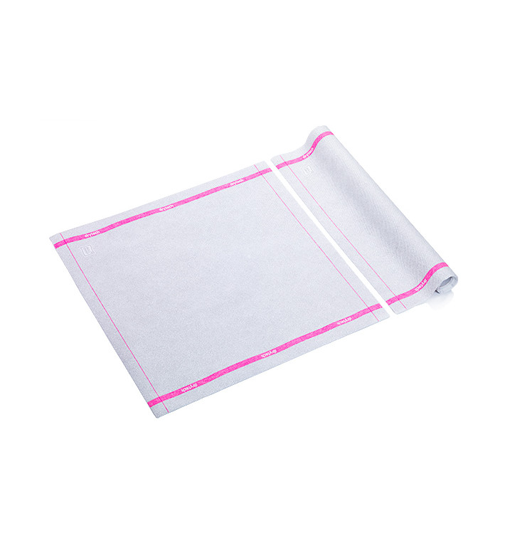 Gelb Geschirrtuch mit Magentarot Rand 40x40 cm P40cm (5 Stück) Gelb Geschirrtuch mit Magentarot Rand 40x40 cm P40cm (5 Stück)