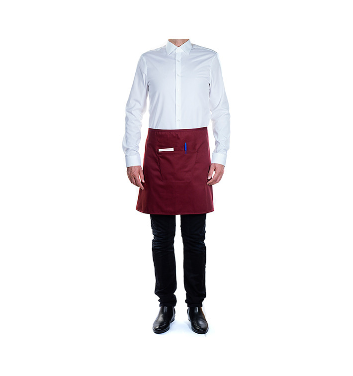 Schürze mit Tasche Winrot 75x50cm (1 Stück) Schürze mit Tasche Winrot 75x50cm (1 Stück)