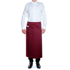 Schürze Fransösisch mit 2 Tasche Winrot 90x110cm  (1 Stück)