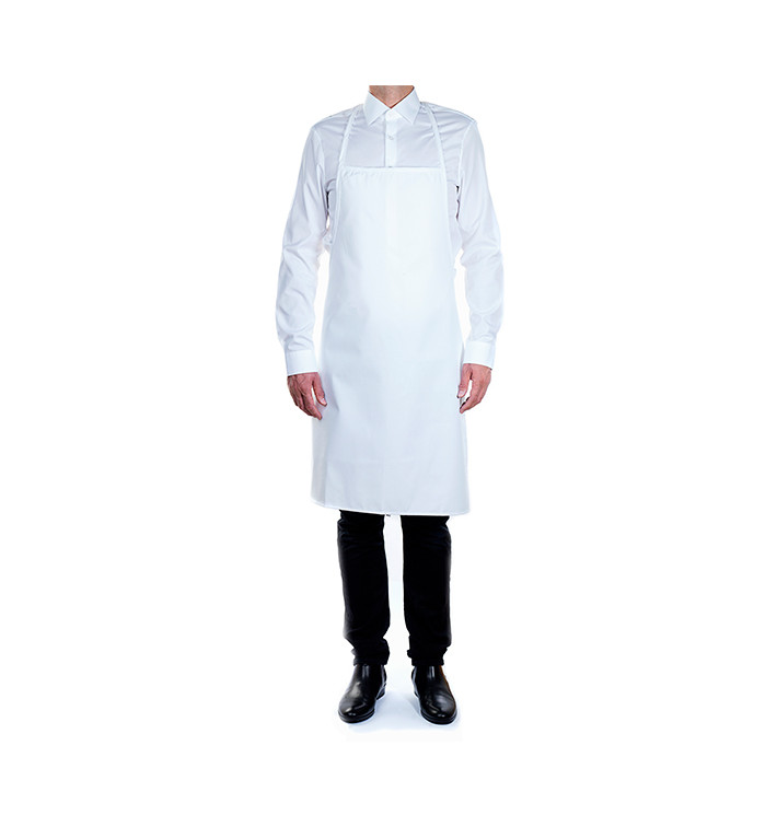 Schürze Laminiert Weiss 75x90cm (1 Stück) Schürze Laminiert Weiss 75x90cm (1 Stück)