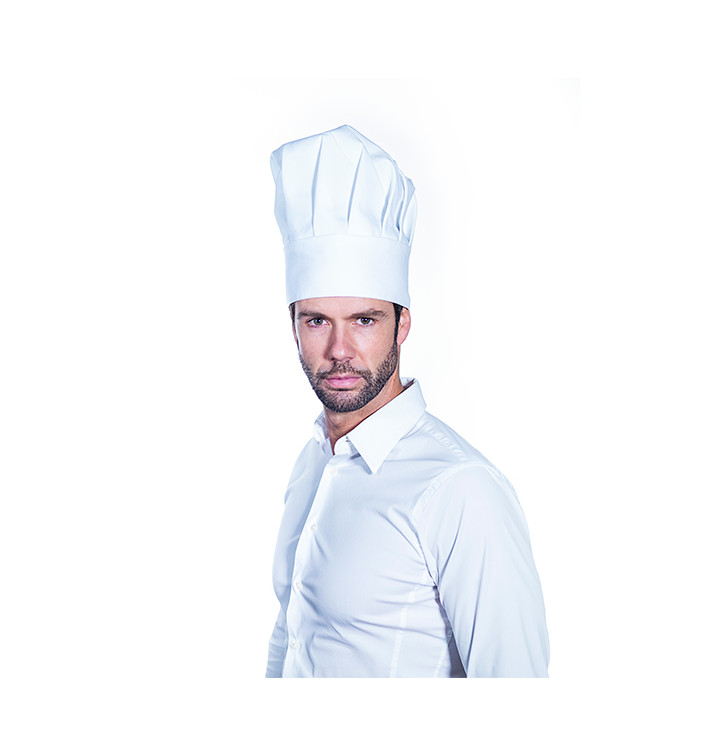Kochmütze Le Chef Baumwolle weiß (25 Stück) Kochmütze Le Chef Baumwolle weiß (25 Stück)