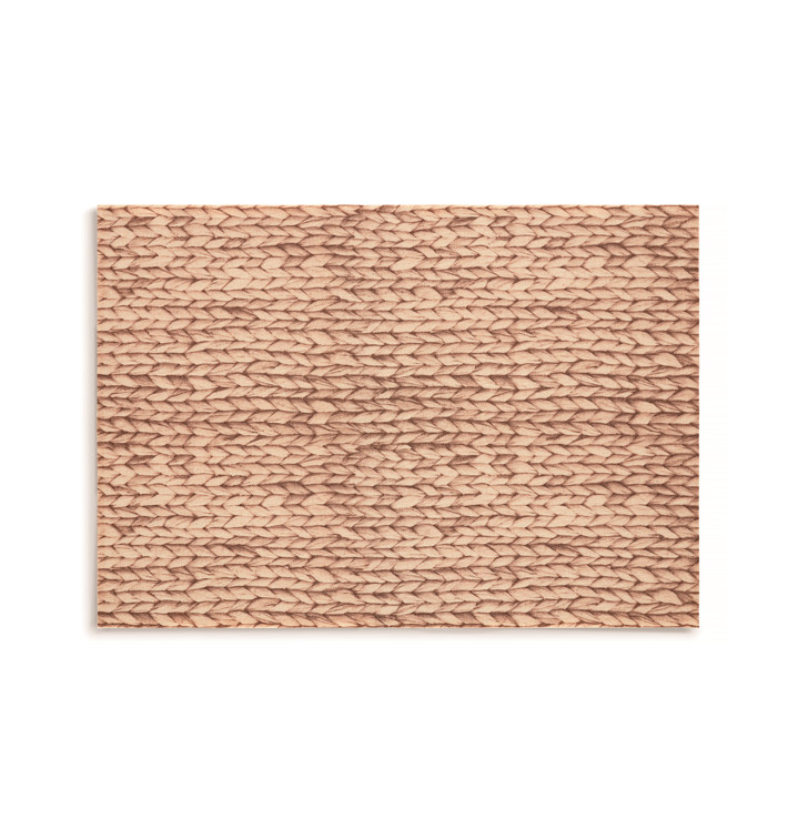 Tischsets Wiederverwendbar "Day Drap" Schwarz 32x45cm (12 Stück) Tischsets Wiederverwendbar "Day Drap" Schwarz 32x45cm (12 Stück)