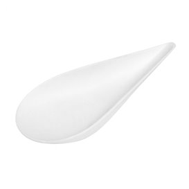 Schüssel Ovale Zuckerrohr Weiß 8x5cm (50 Stück)