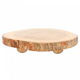 Holztablett Rund Präsentation Ø230x35mm (1 Stück)
